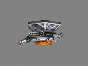 ceiling turret 3D Модель