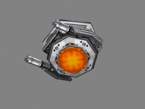 ceiling turret 3D-Modell
