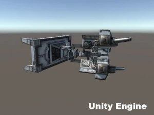 wall turret 3D Model