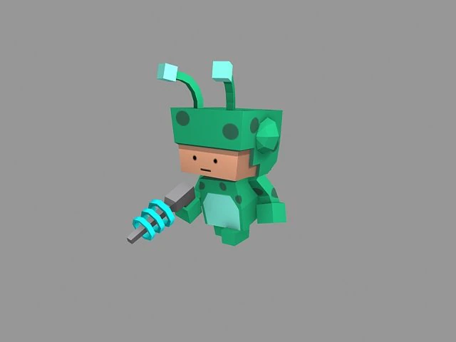 alienman 3D Model .c4d .max .obj .3ds .fbx .stl .blend