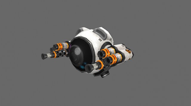 drone02 3Dモデル .c4d .max .obj .3ds .fbx .stl .blend 