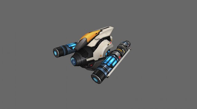 drone04 3D Model .c4d .max .obj .3ds .fbx .stl .blend 