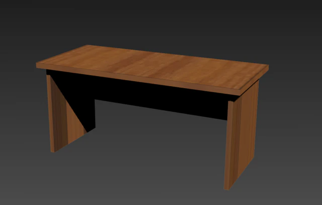 eazy office table 3D Model .c4d .max .obj .3ds .fbx .stl .blend 