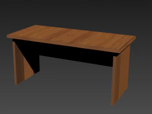 einfacher B&uuml;rotisch 3D Modell