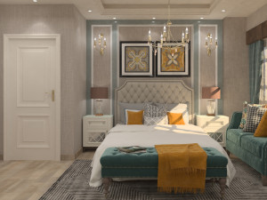 new classic bedroom Modelo 3D