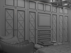 new classic bedroom Modelo 3D