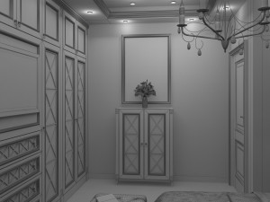 new classic bedroom Modelo 3D