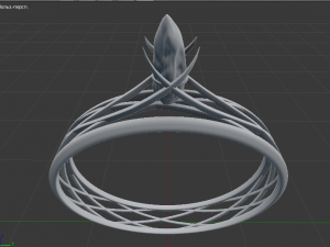 an elven ring 3D 프린트 모델