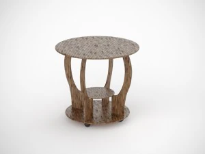 Holztisch 3D Modell