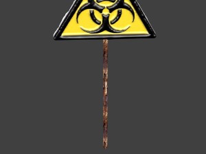 sign of infected 3D Model