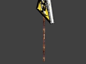 sign of infected 3D Model