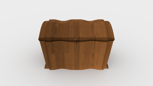 wooden chest - ed 1 Modelo 3D .c4d .max .obj .3ds .fbx .stl .blend