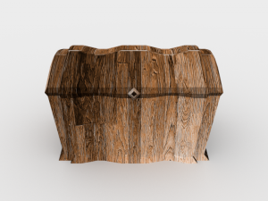 wooden chest - ed 1 Modelo 3D