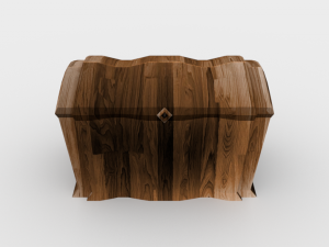 wooden chest - ed 1 Modelo 3D