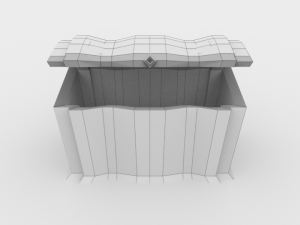 wooden chest - ed 1 Modelo 3D