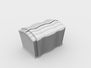 wooden chest - ed 1 Modelo 3D