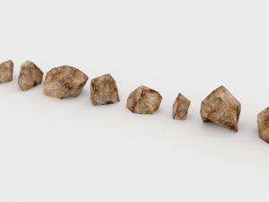 realistic stones - ed 1 3D Model