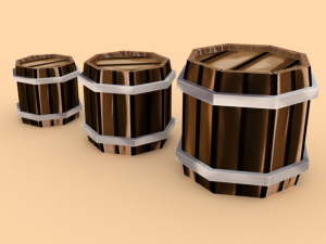 woodenbarrel - ed 2 3D 模型