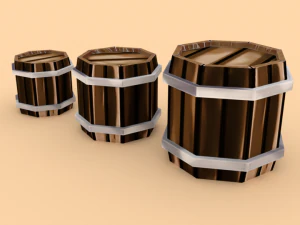 woodenbarrel - ed 2 3D Model
