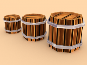 woodenbarrel - ed 2 3D 模型