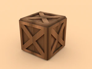 houten vat - ed 2 3D Model