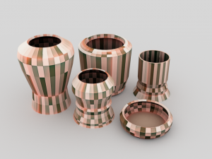 lp mosaic pots - ed 1 3D Model