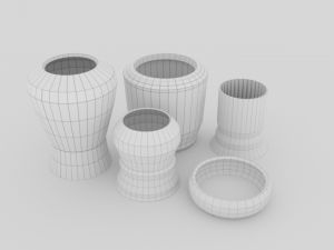 lp mosaic pots - ed 1 3D Model