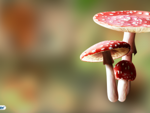 game ready pbr mushrooms set 3 3D Model