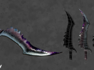 pbr fantasy swords 3D-Modell
