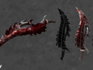 pbr fantasy swords 3D Model