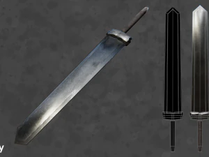 pbr fantasy swords 3D Model