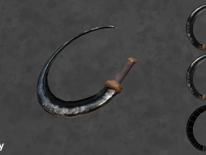 pbr fantasy swords 3D-Modell