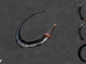 pbr fantasy swords 3D Model