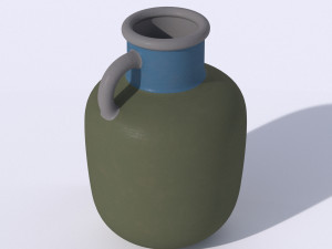ikea ypperling green vase 3D Модель