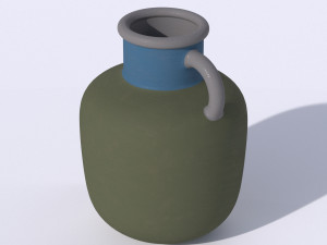 ikea ypperling green vase 3D Модель