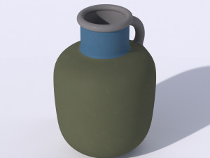ikea ypperling green vase 3D Модель