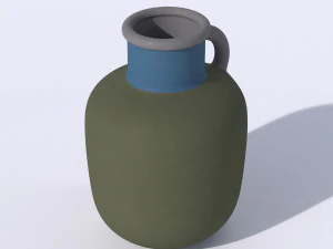 ikea ypperling green vase 3D Model