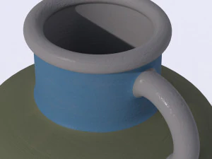 ikea ypperling green vase 3D Model
