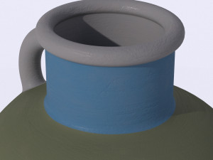 ikea ypperling green vase 3D Модель