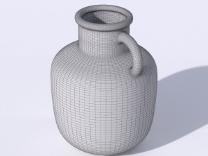 ikea ypperling green vase 3D Модель
