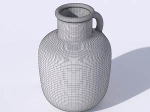 ikea ypperling green vase 3D Модель