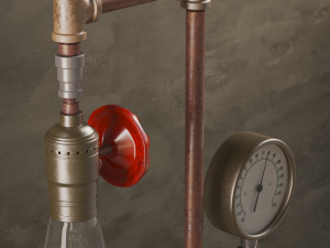 steam lamp Model 3D