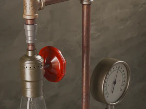 steam lamp 3D Model