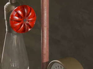 steam lamp 3D Model