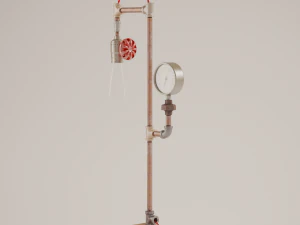 steam lamp 3D Model