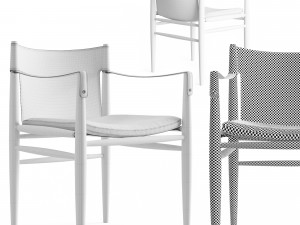 trussardi saddle chair 3D Model