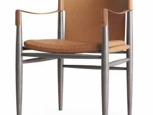 trussardi saddle chair 3D Model