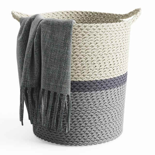 laundry basket Modelo 3D .c4d .max .obj .3ds .fbx .stl .blend 