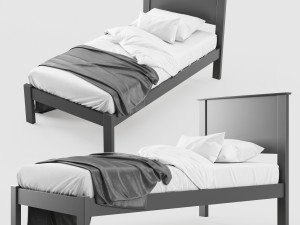 single bed no 01 by coastwood 3Dモデル