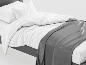 single bed no 01 by coastwood 3Dモデル